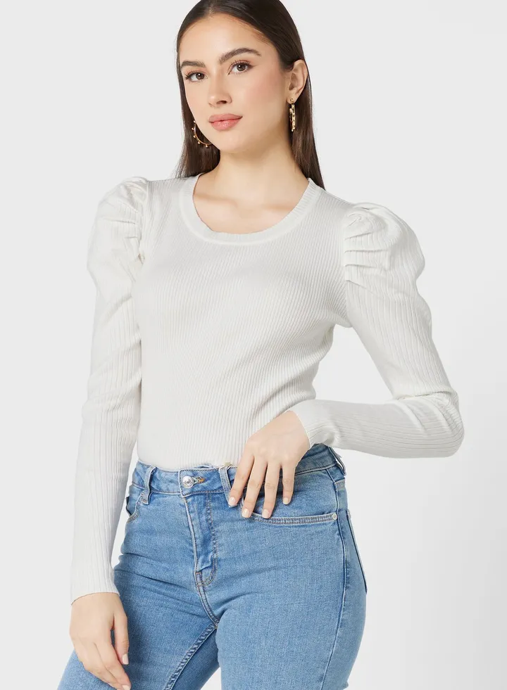 Puff Sleeve Sweater