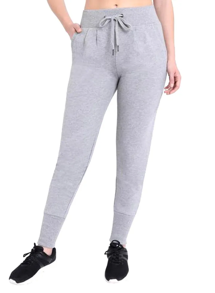 Organic Side Pocket Solid Joggers Grey