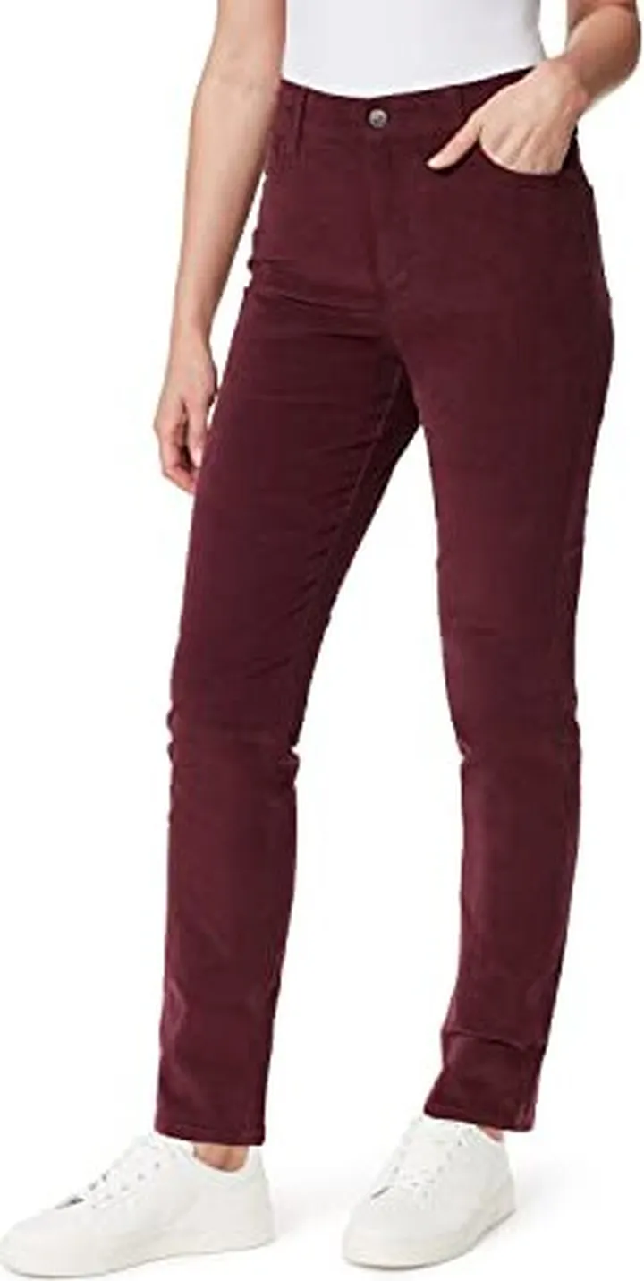 Gloria Vanderbilt Women's Petite Amanda Corduroy Slim High Rise Pant