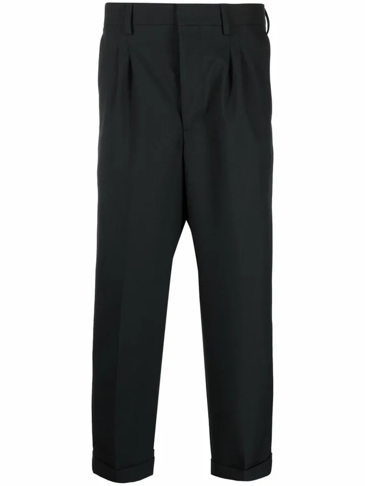 Tapered Cropped Trousers