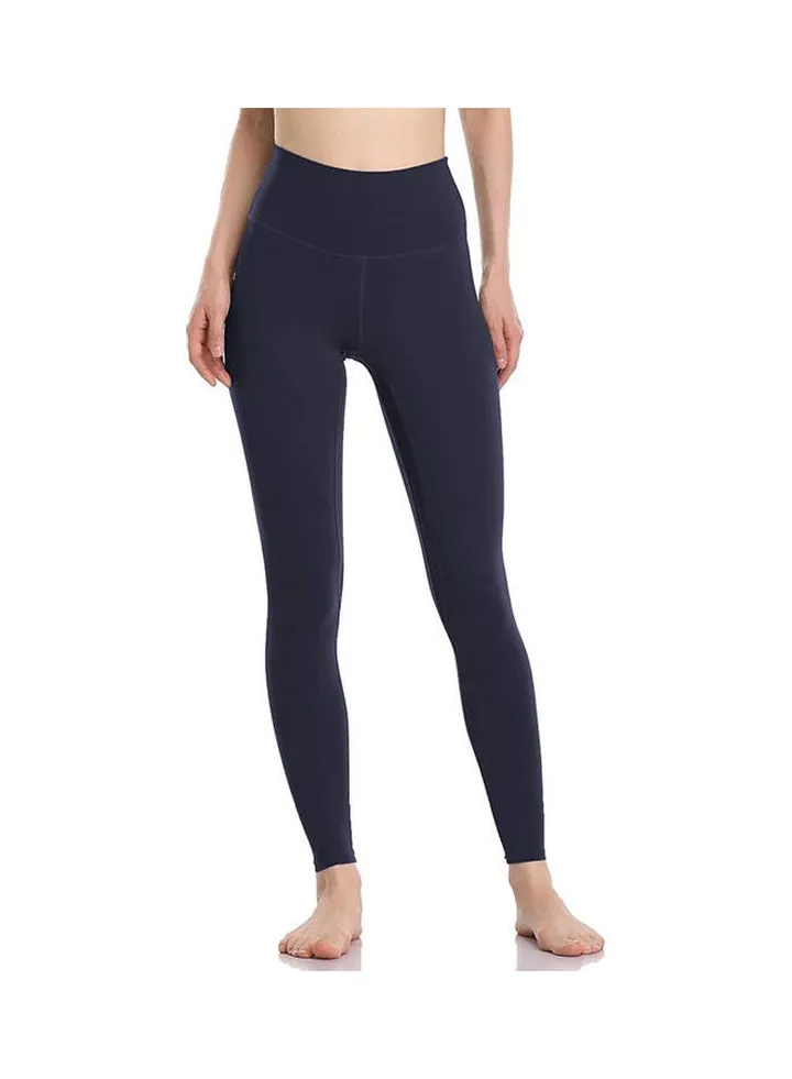 Inside Pocket Fitness Yoga Legging Navy