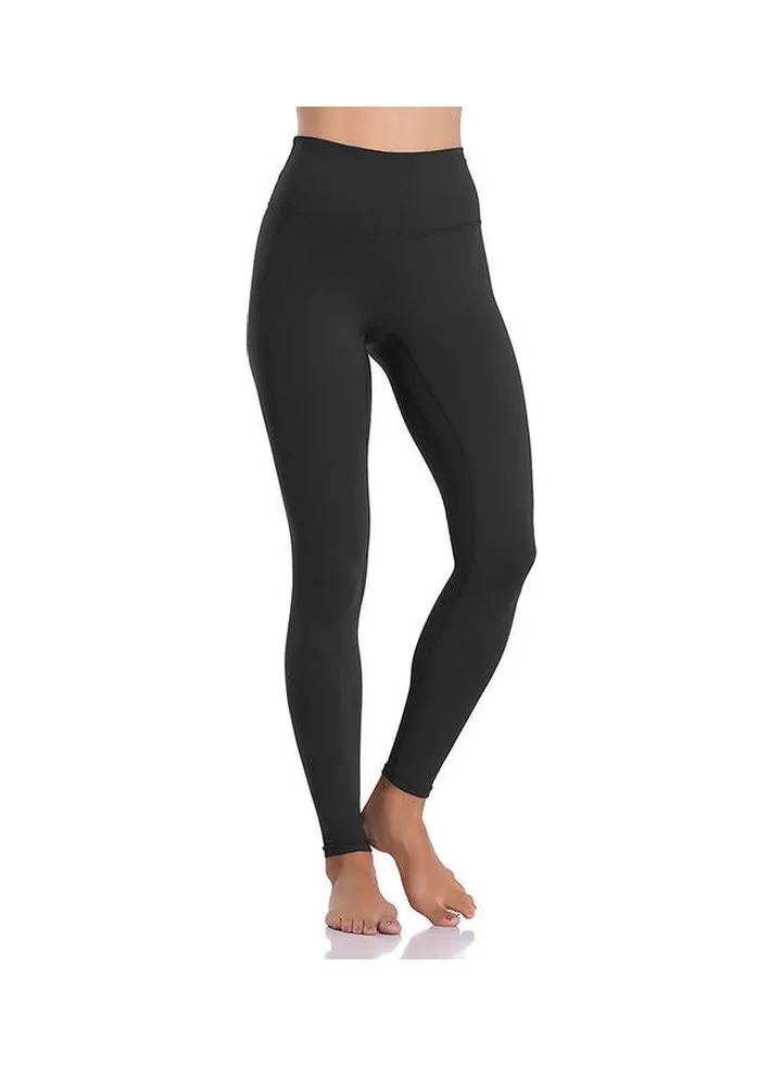 Inside Pocket Fitness Yoga Legging Black