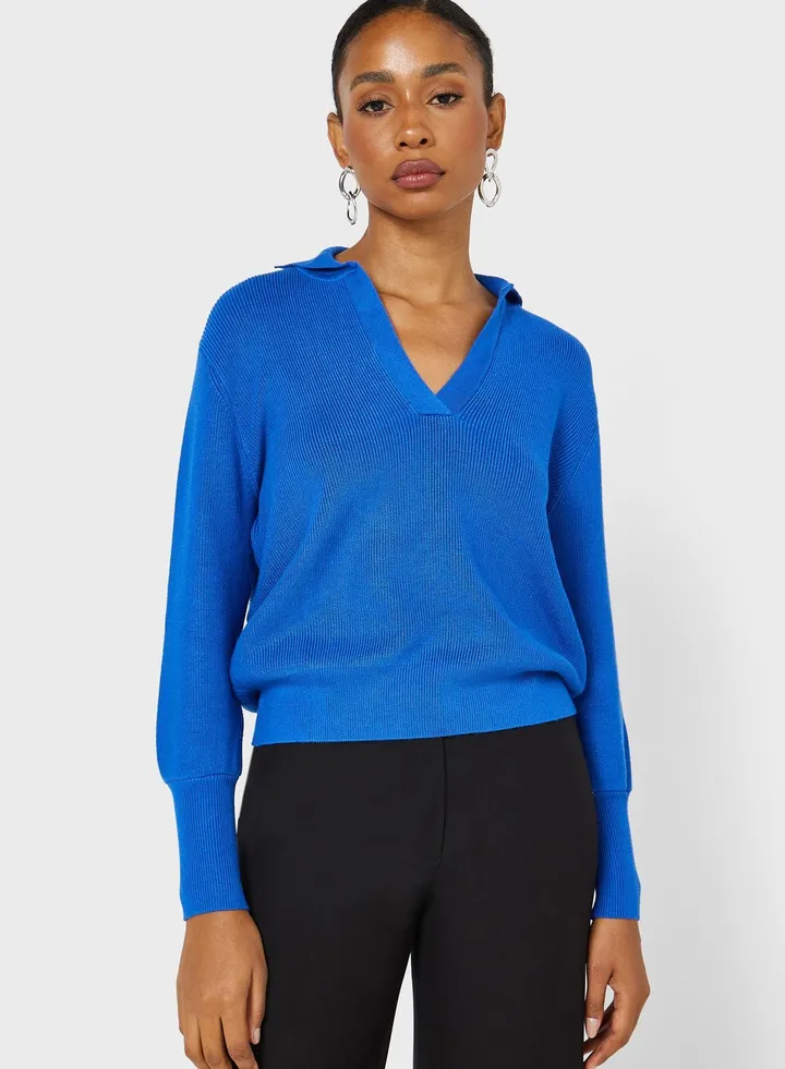 Sweater With Collar