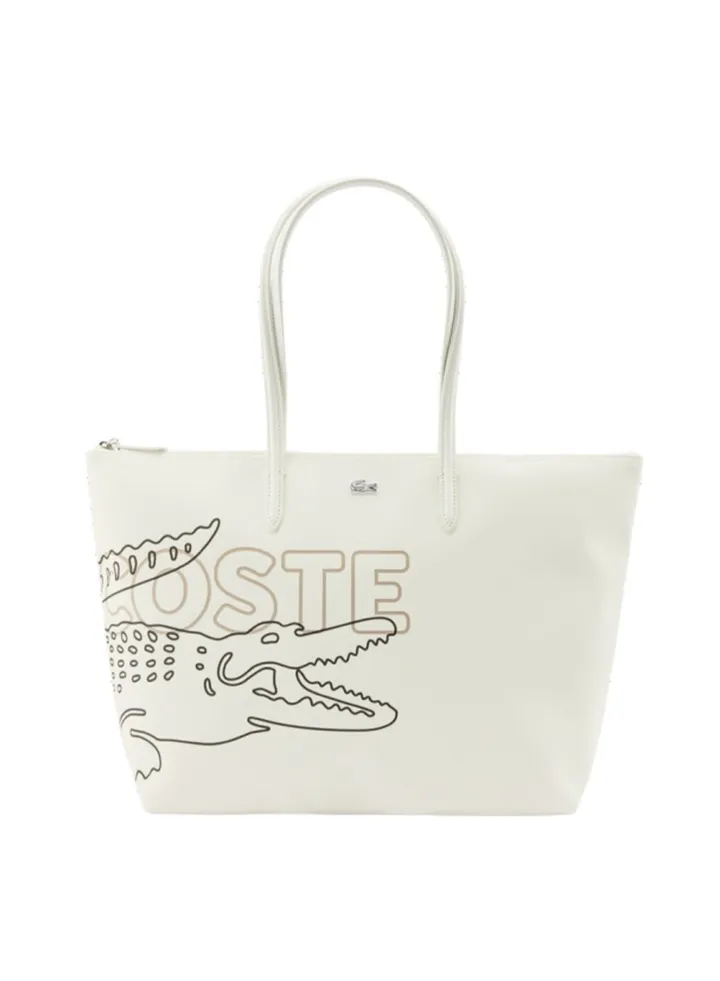 LACOSTE Crocodile Tote Bag