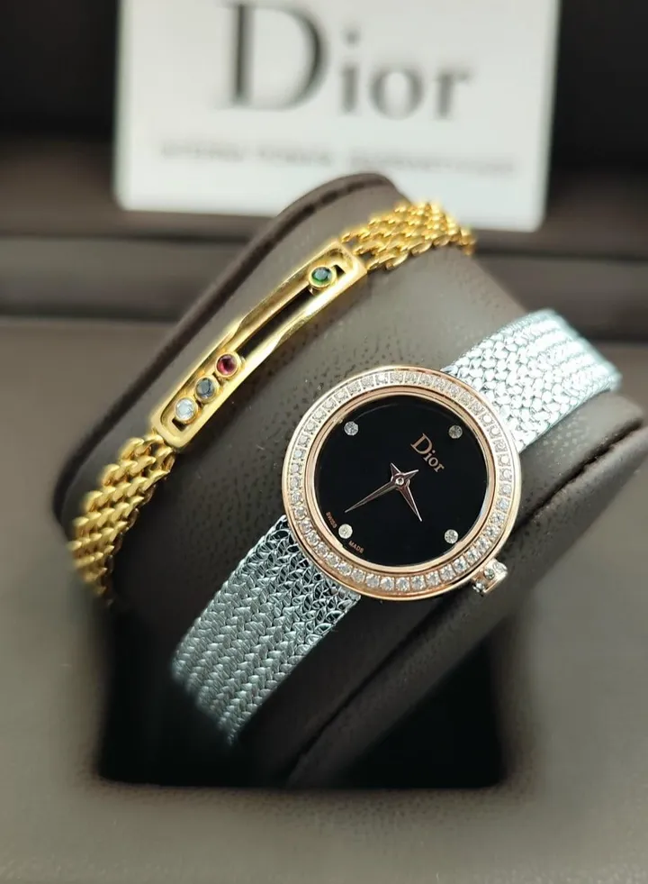 Dior women's watch with bracelet