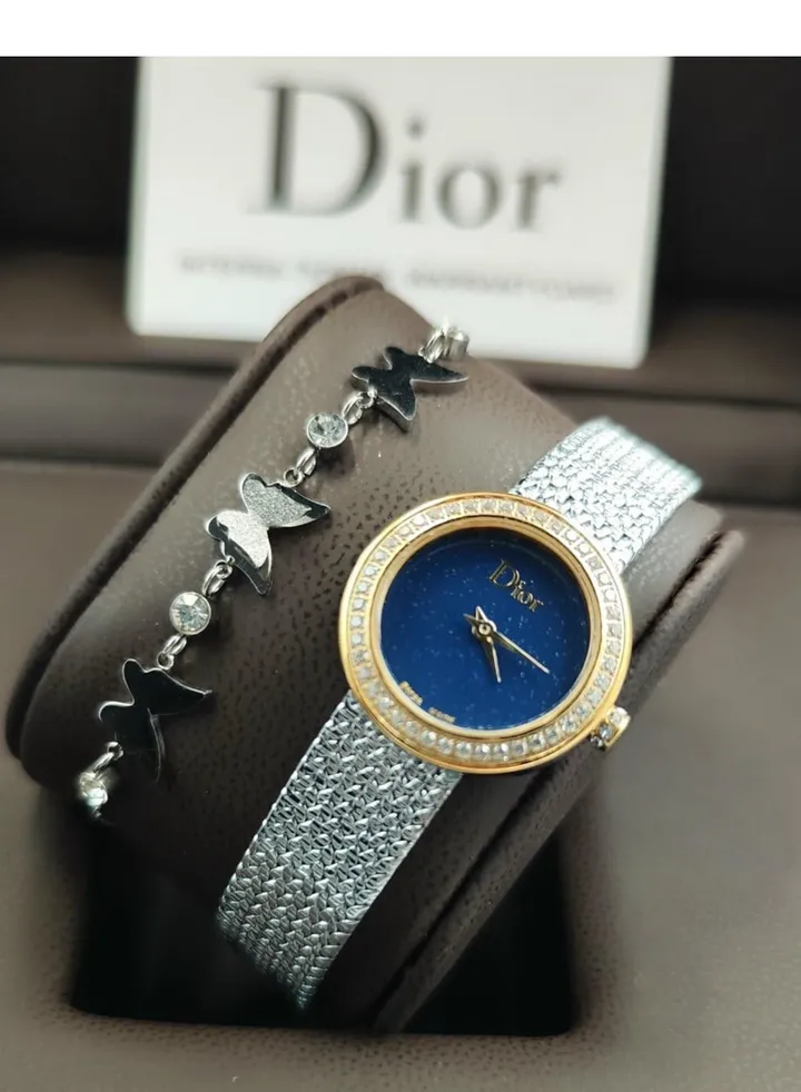 Dior women's watch with bracelet