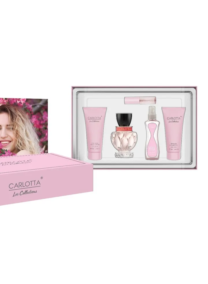 Lincoln perfume gift set for women, five pieces from Carlotta