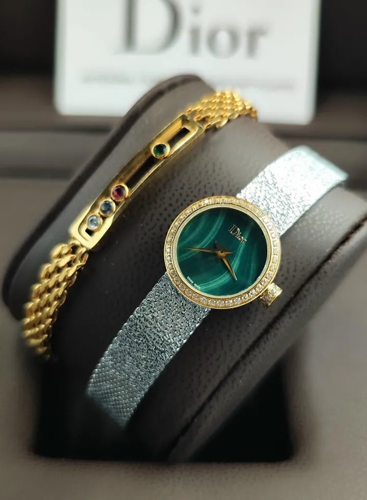 Dior women's watch with bracelet