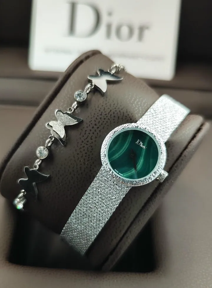 Dior women's watch with bracelet