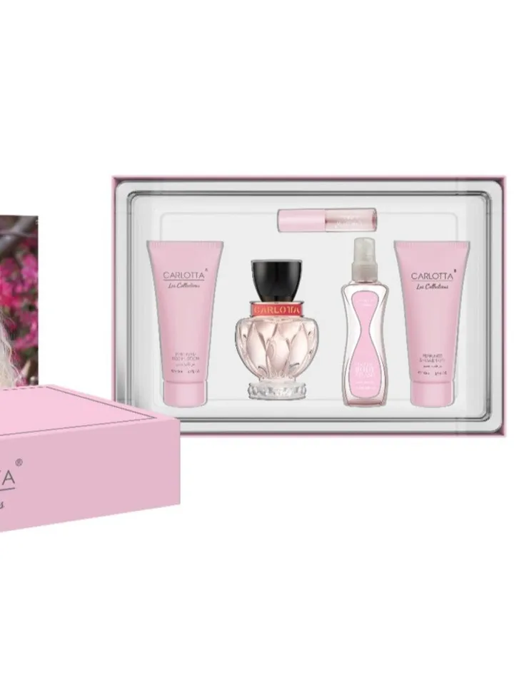 Lincoln perfume gift set for women, five pieces from Carlotta