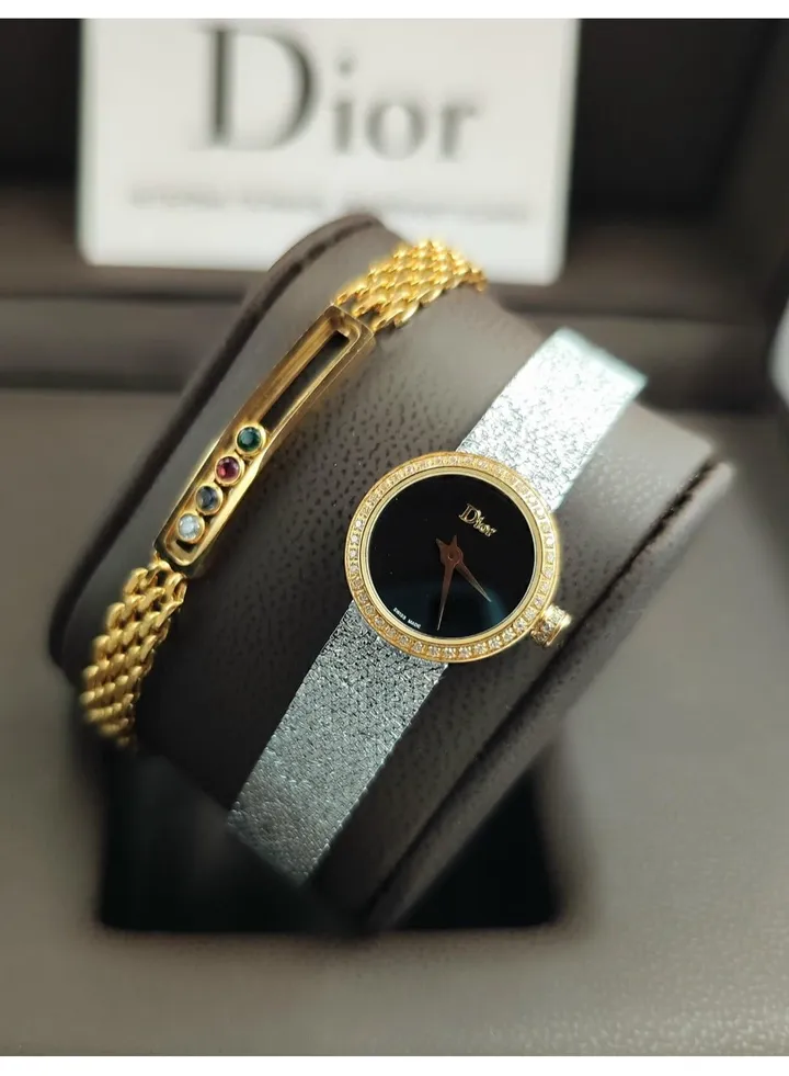 Dior women's watch with bracelet