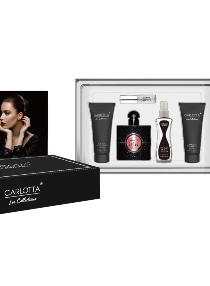 Carlotta Black Ocean 5 Piece Gift Set for Women.