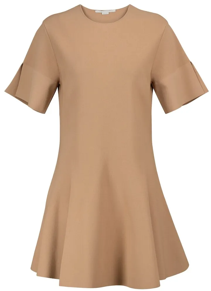 Crepe minidress