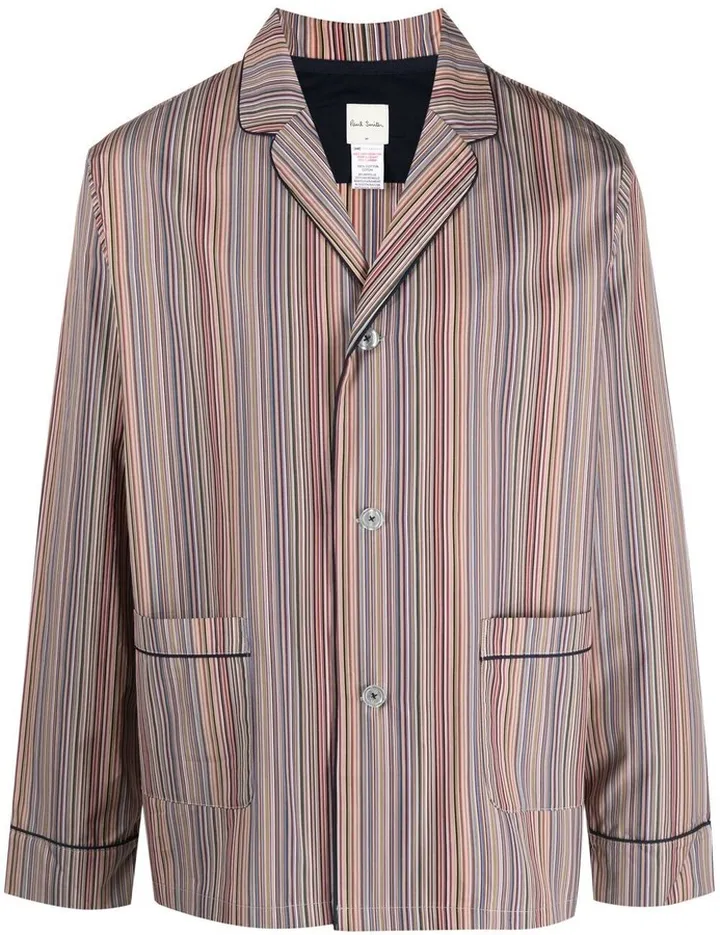 Artist Stripe Cotton Pajamas