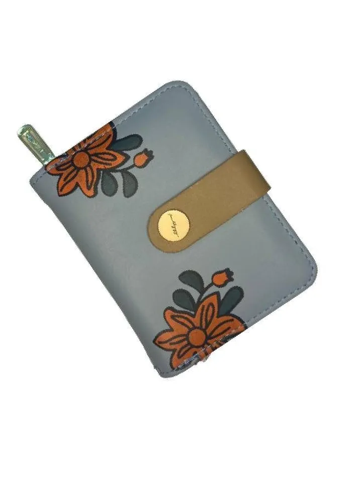 Trendy Leather Women Wallet Zipper Design Strap