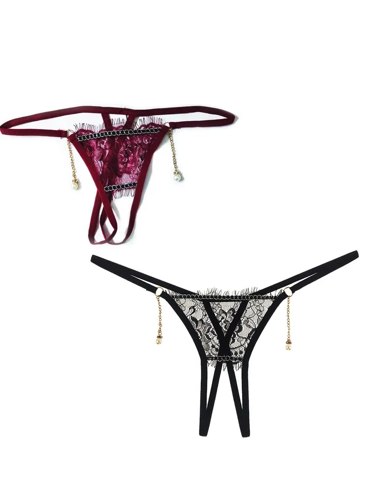 2 Pcs Women Girl Lace Briefs Set Lingerie wear Comfortable Underwear Anti-bacterial Breathable Waist Body Shaper Underpants Panty Slimming Elastic Briefs,Nightly Nightwear Evening Hot Wear Dresses