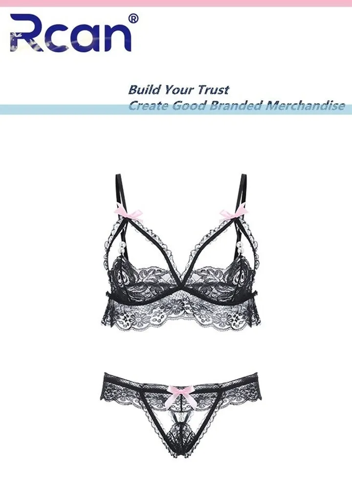 2 Pack Women's Lingerie Babydoll V Neck Lingerie Jacquard Backless Women's Cutout Set Bow Pattern Soft Boudoir Outfit Pajamas Large Size