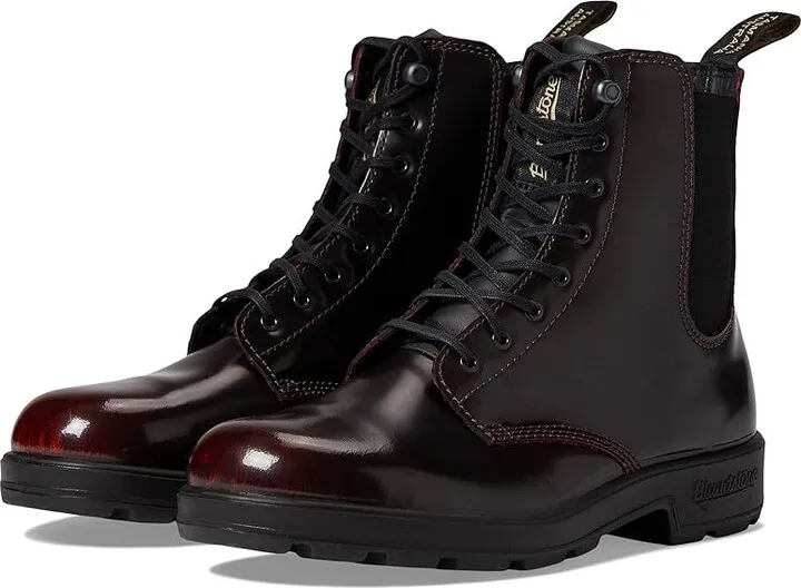 Blundstone Original Lace-Up Gore Boot (Bordeaux Brush) Women's Shoes