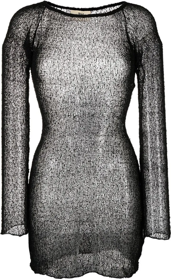 Andy open-knit mini dress