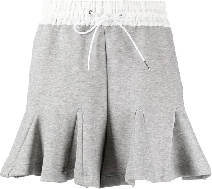 Belted-Waist Pleated Shorts