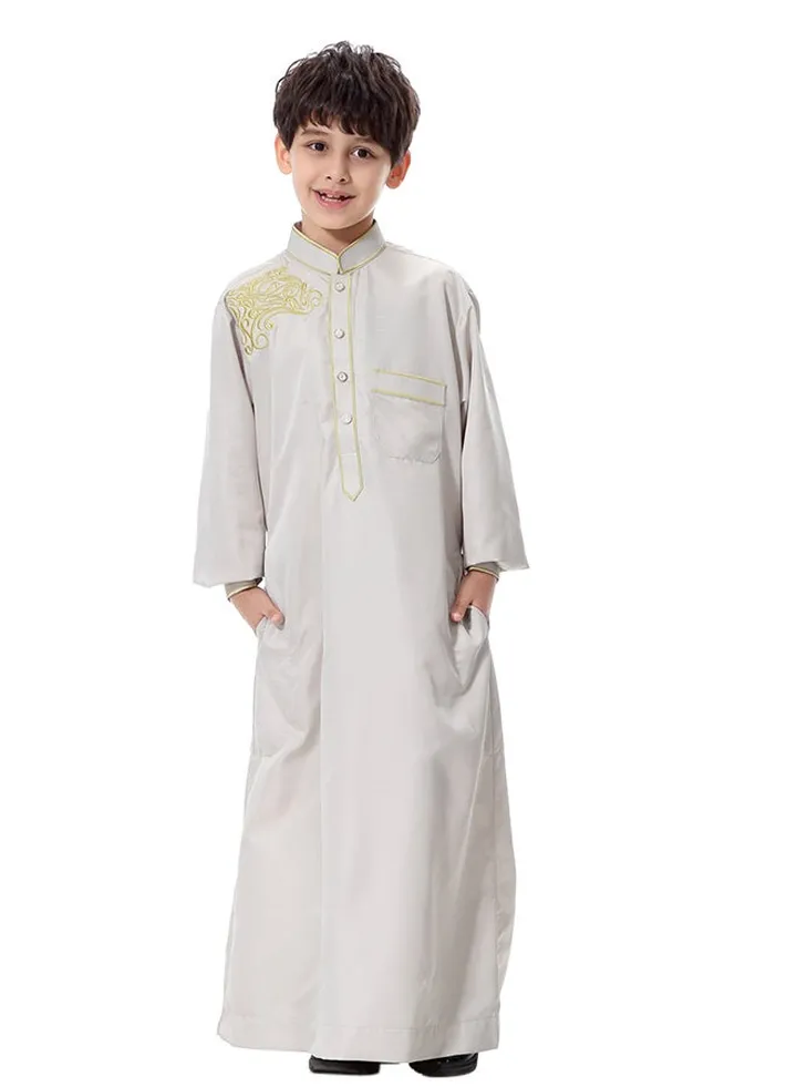 Mandarin Neck Arabi Kandora Off White