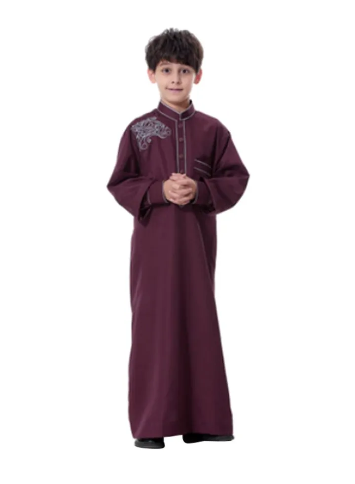 Long Sleeve Abaya Red