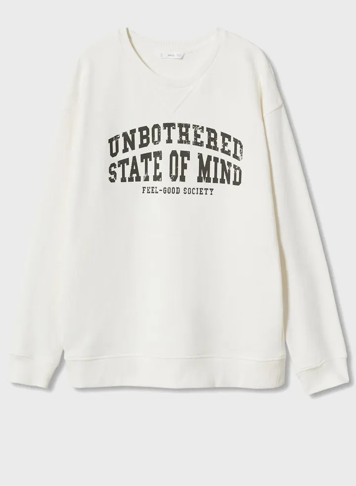 Kids Slogan Sweatshirt