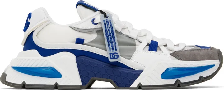 Dolce & Gabbana Gray & Blue Airmaster Sneakers
