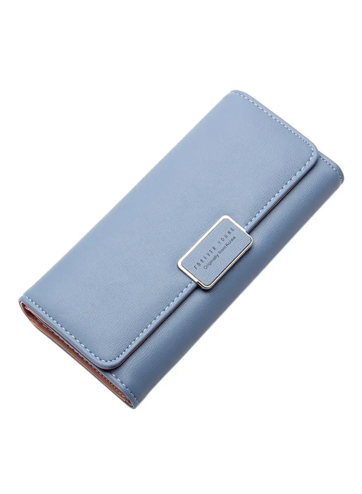 PU Leather Wallet Blue