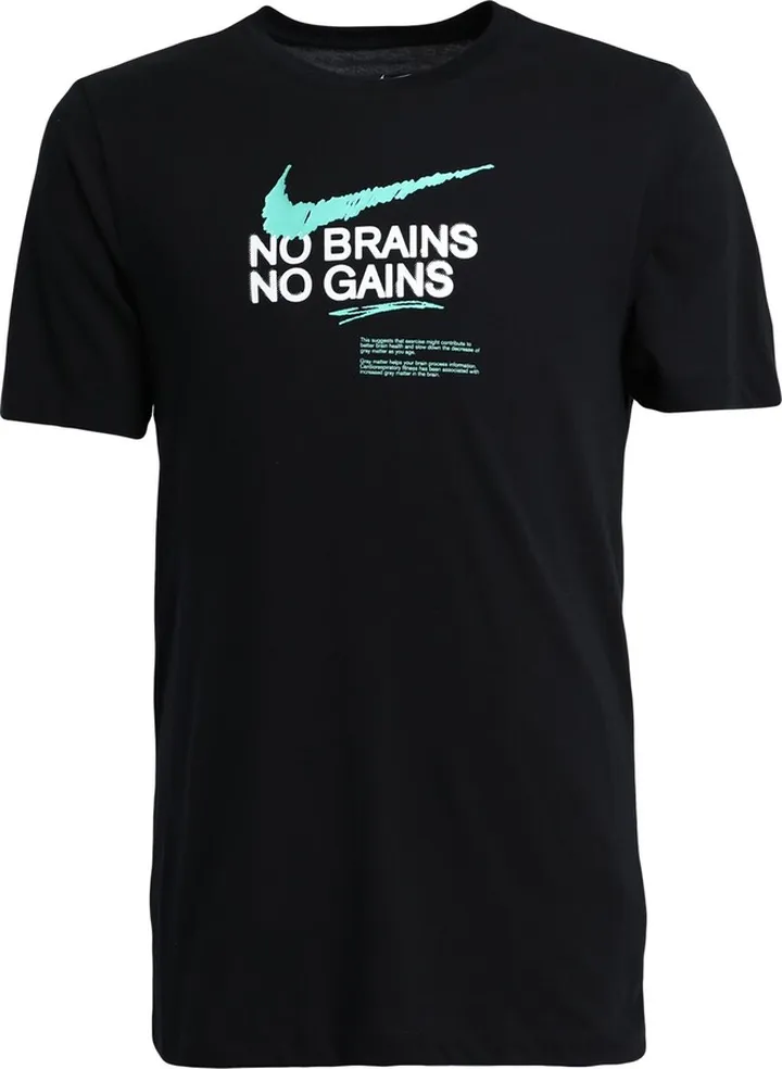 Nike Dri-fit D.y.e. Men's Fitness T-shirt T-shirt Black