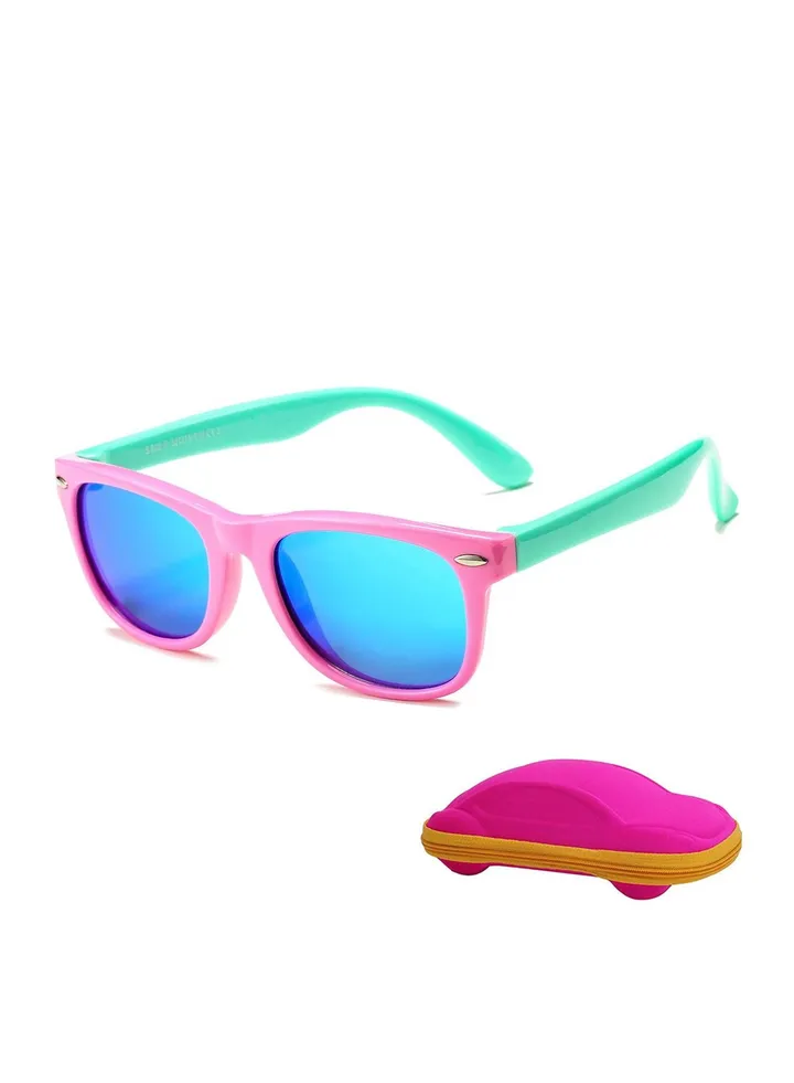 Kids Polarized Sunglasses Rubber Flexible Shades for Girls Boys Age 3-9