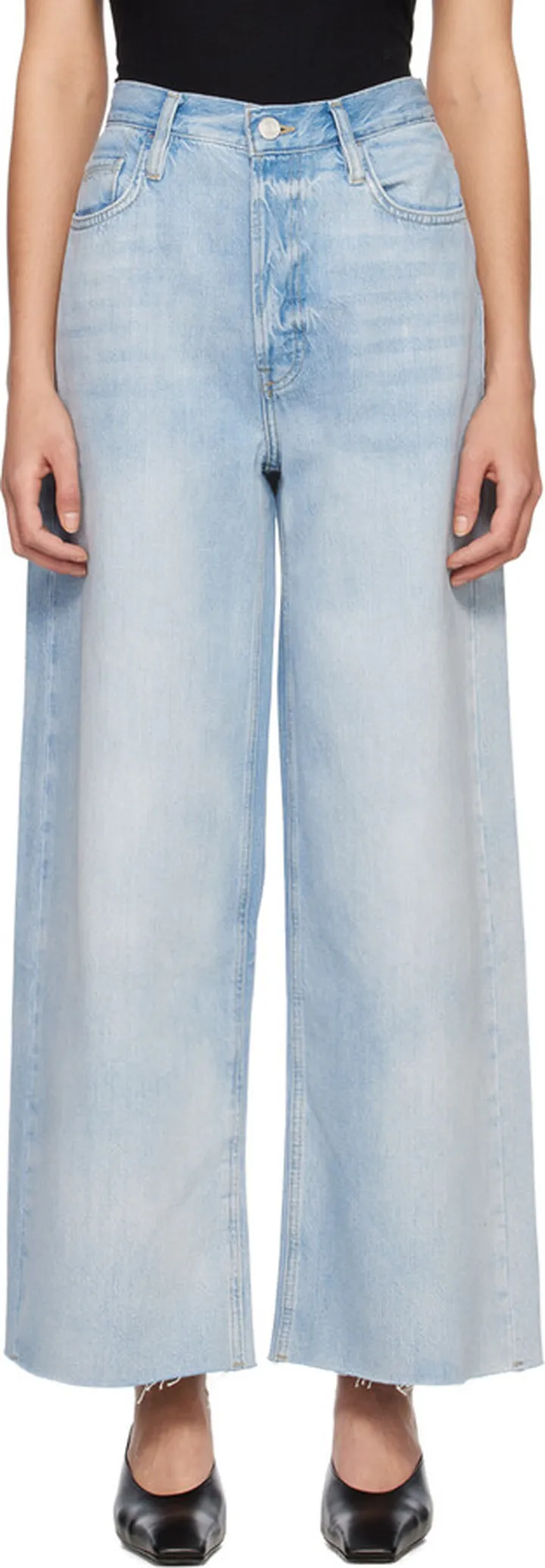 FRAME Blue 'Le Low' Jeans
