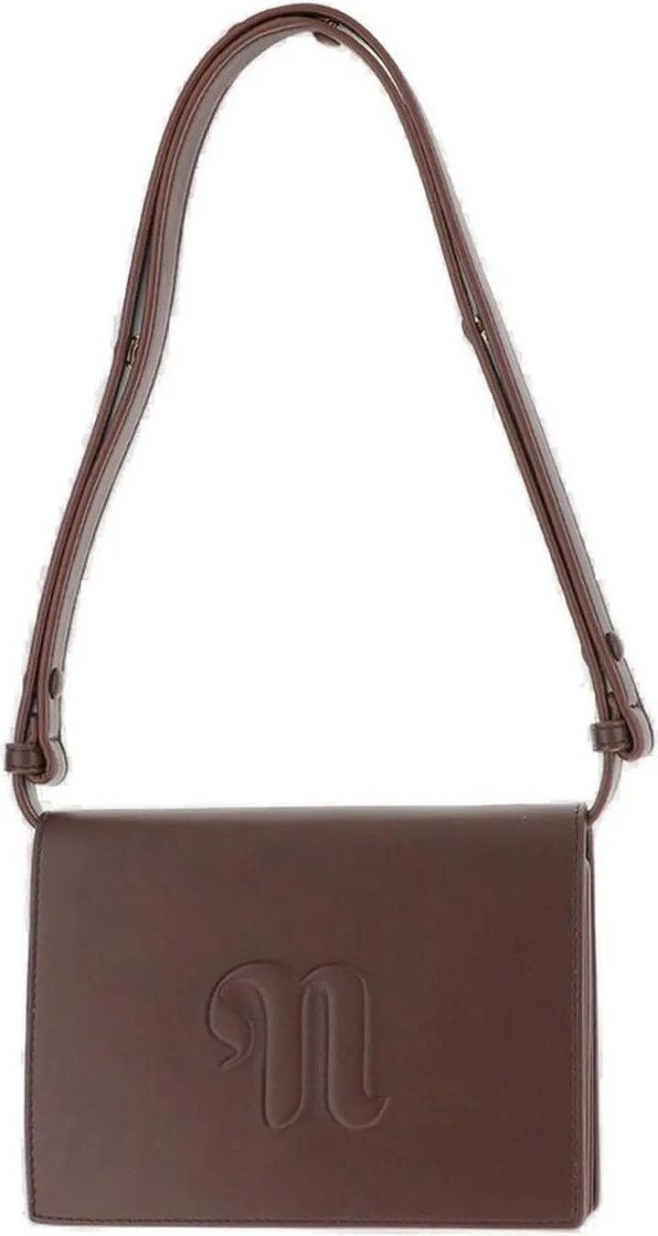 Nanushka Logo Embossed Crossbody Bag
