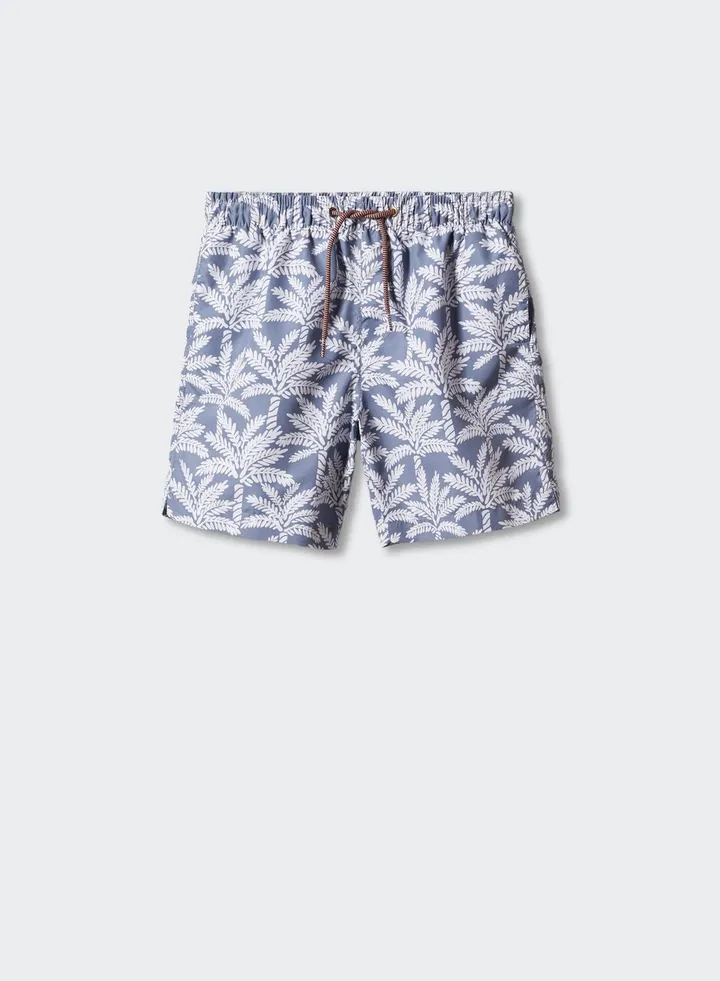 Kids Leaf Print Shorts
