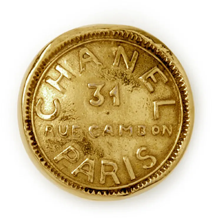Vintage Rue Cambon Medallion Brooch Pin