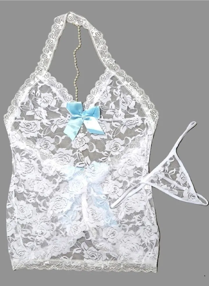 Kaya Lingerie Set Nightwear White