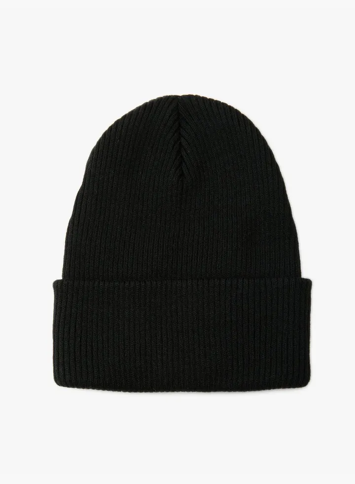 Ribbed Knitted Beanie