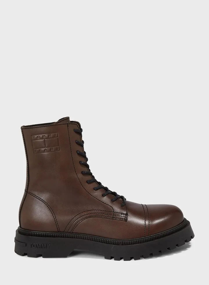 Casual Lace Up High Boots