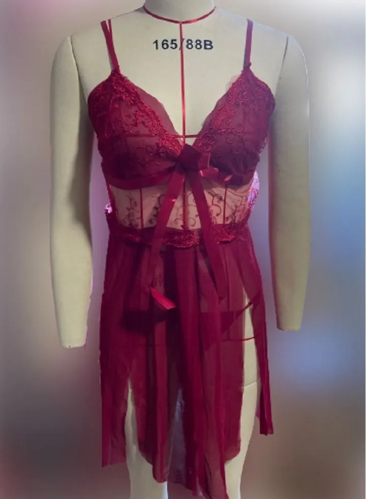 Lingerie Underwear And Pajamas Dress Set