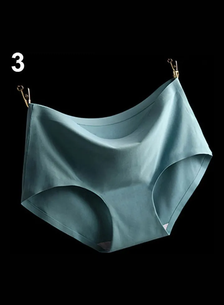 Comfortable Ultra-thin Seamless Briefs Underwear Blue