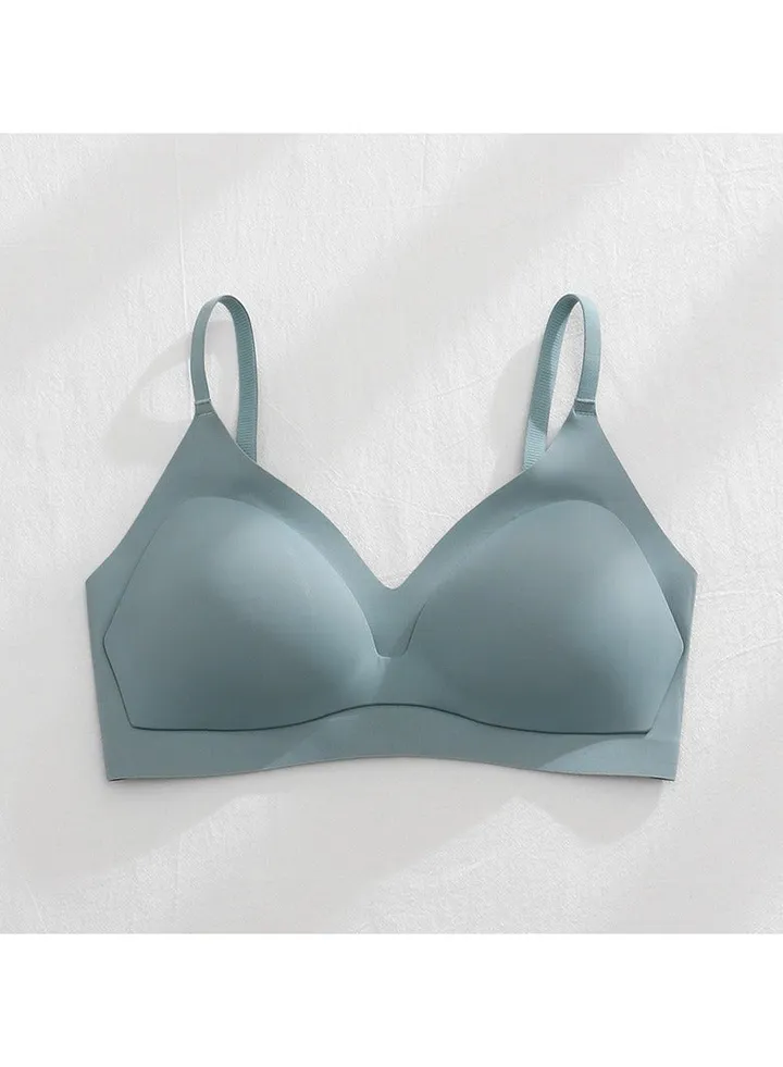 French lace bra Embroidery soft underwire thin cotton bra
