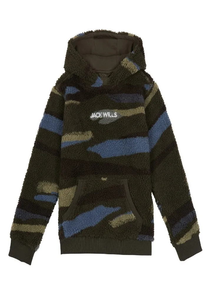 Jack Wills Borg Camo Hoodie