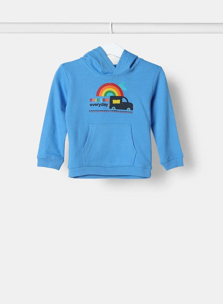 Baby Boys Hoodie Royal Blue