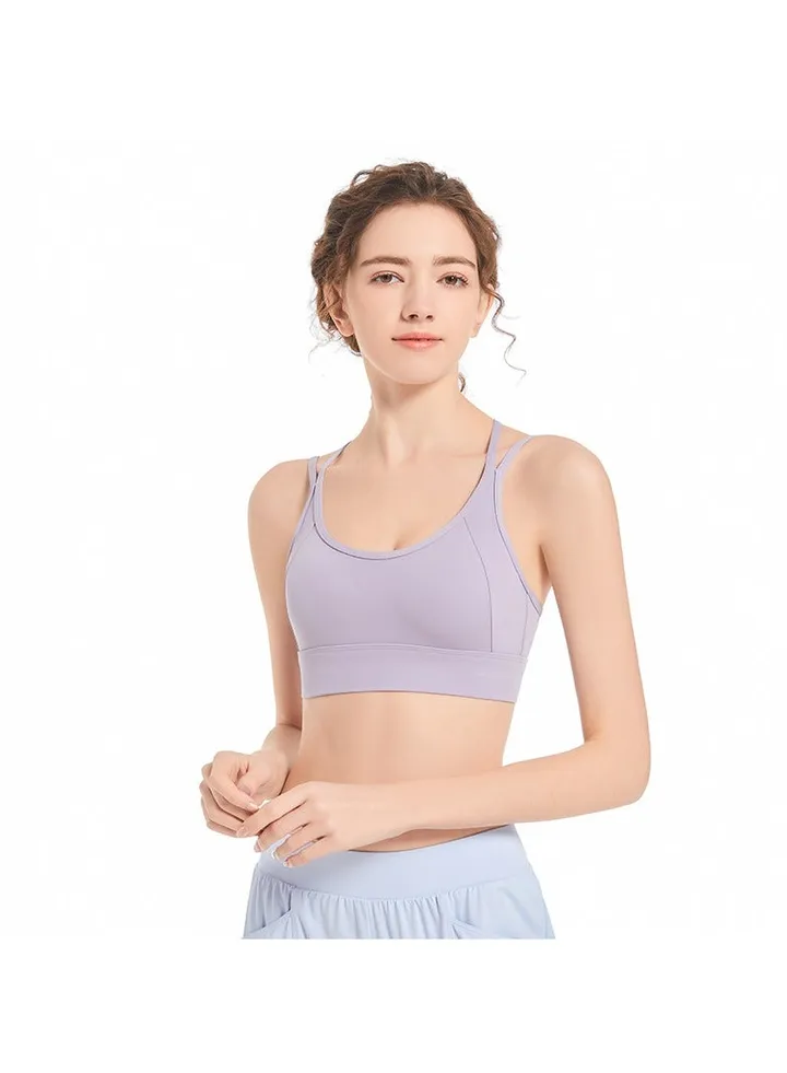 Straps cross running quick dry gym clothes tight yoga sports vest.