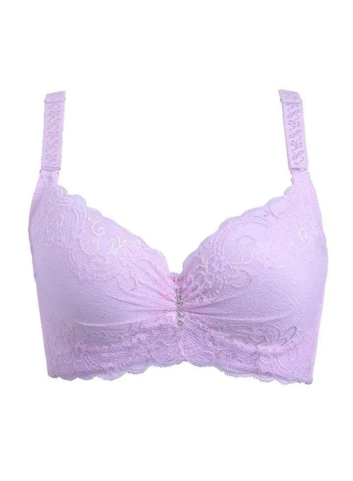 Women's Lace Bra Push Up Cotton Daily Underwire Leisure Comfort Breathable Soft Bras Sweet Romantic Ultra-Thin Underwear.
