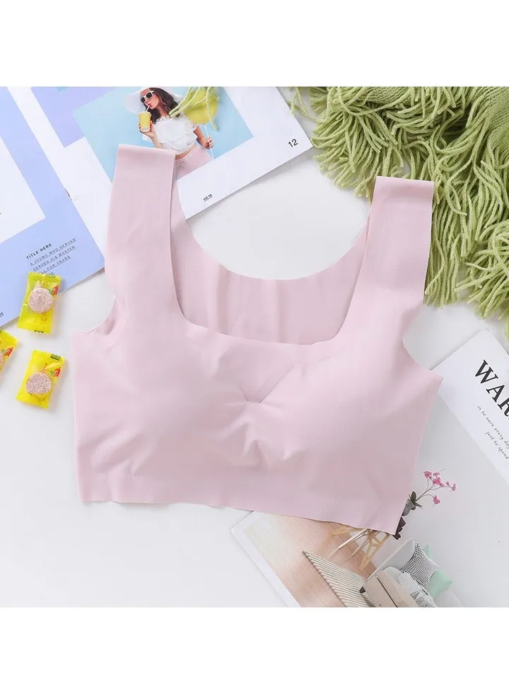 Seamless bra Seamless bra Yoga exercise sleep underwear.