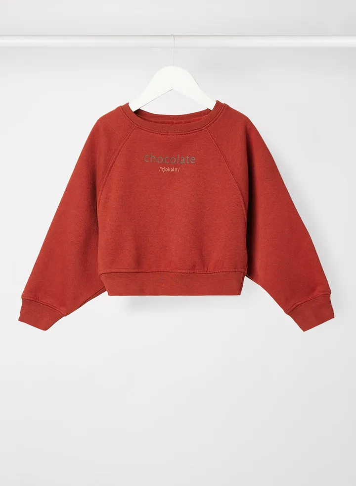 Kids/Teen Long Sleeve Sweatshirt Brown