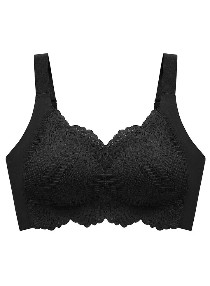 Women's Lace Bra Push Up Cotton Daily Underwire Leisure Comfort Breathable Soft Bras Sweet Romantic Ultra-Thin Underwear.