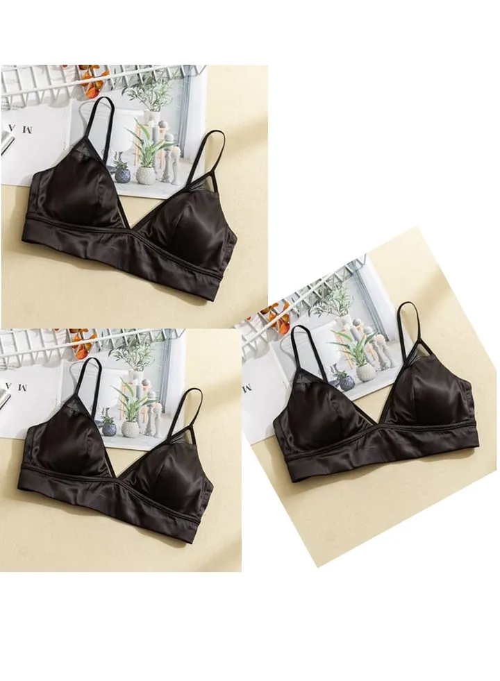 Underwear without underwire thin summer new suspenders(Three piece)