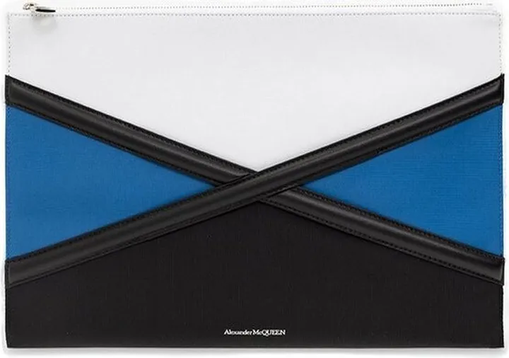 Alexander McQueen The Harness Zipped Clutch Bag
